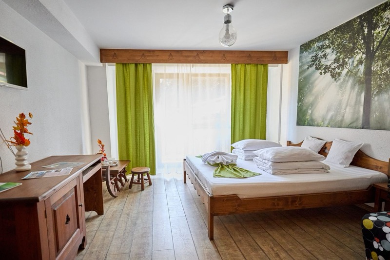 Cameră dublă cu balcon la Hotel SuperSki