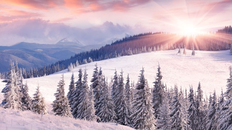 Peisaj montan la SuperSki Cavnic